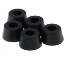 5 Pack 12x21mm Round Rubber Bumpers Black Feet Spacers for Electronics, Computer