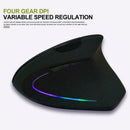New Wireless Vertical Gaming Mouse Optical Ergonomic Mice 1600DPI Gamer MSE