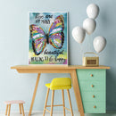Butterfly 5D DIY Diamond Painting Full Round Drill Embroidery Wall Picture