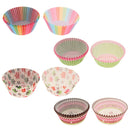 100Pcs Cupcake Wrappers Decorations Birthday Cup Cake Country Wedding