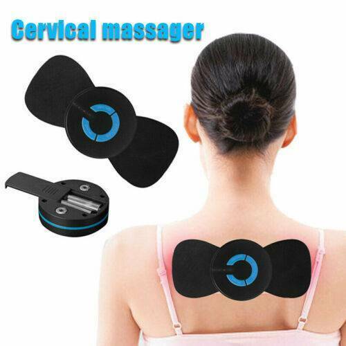 Portable Mini Electric Neck Massager Cervical Massage Stimulator Pain Relief