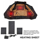 Winter Waterproof Electric Heating Pad Outdoor USB Powered Vest Jacket 3 In 1