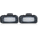 2PCS LED License Plate Light For Mercedes Benz W203 Car Number Plate Lamp M&O