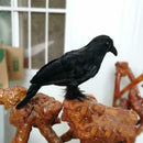 Artificial Crow Black Bird Raven Prop Decor For Halloween Display Event Par O7I1