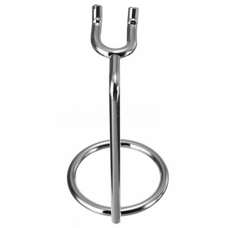 Men's Chrome-plated metal Safety Razor Stand Double Edge Razor Metal Holder I7E7
