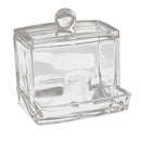 Clear Acrylic Cotton Swab Makeup Case Stick Box Storage Stand Rack