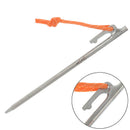 Outdoor Tent Peg 20cm High Strength Titanium Tent Nail Stake Tent Accessor-O Hn