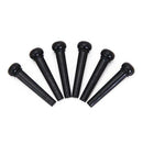 Set of Acoustic Guitar Bridge Pins Saddle Nut Great Quality Black