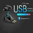 X11 Mini Bluetooth Wireless Headset Stereo Earbud In-Ear USB Magnetic Charg W0P4