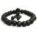 Men's Wooden Buddha Buddhist Prayer Beads Tibet Mala Wrist Bracelet Fashion