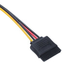 6X New for IDE/Molex 4-Pin Male To Serial ATA SATA 15-Pin Female Power Adap V2D3