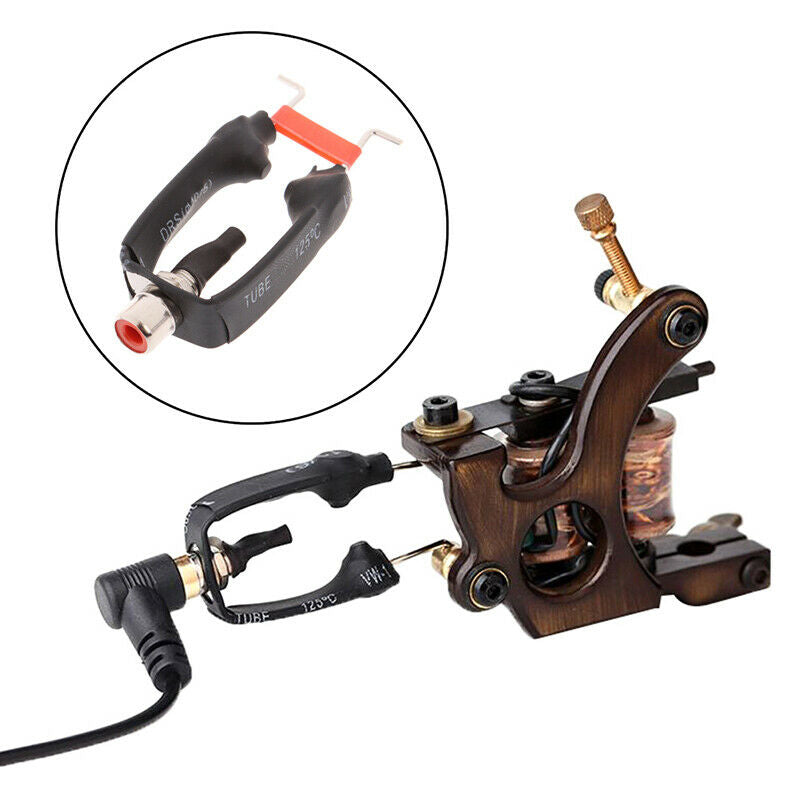 1X RCA Clip Cord Converter Adapter Removable Tattoo Power Supply Tattoo Machi FT