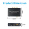 192KHz HDMI ARC Audio Extractor & DAC Converter Selector for Home Theater