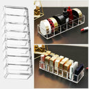 Clear Acrylic Makeup Organizer Powder Lipstick Holder Cosmetic Storage Box A