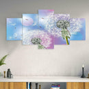 5pcs 5D DIY Full Drill Diamond Painting Dandelion Cross Stitch Mosaic Kit