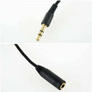 1.5M AUX Male to Male Cable Audio 3.5mm Headphone Stereo Extension Cord Black