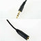 1.5M AUX Male to Male Cable Audio 3.5mm Headphone Stereo Extension Cord Black