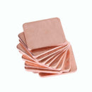 20 pcs 15mmx15mm 0.8mm Heatsink Copper Shim Thermal Pads for Laptop