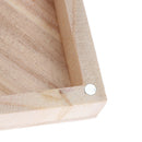 DIY Storage Boxes Heart Shape Wood Box Earrings Ring Jewelry Makeup Organiz 3C
