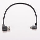 Mini USB 5 Pin Male to USB 2.0 A Male Cable Converter 90 Degree Adapter TOsp