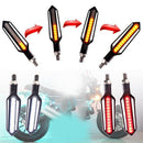 Motorcycle 24 LED Flowing Turn Signal Indicator Double Brake Lamp Light 1Pair