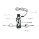 7 in 1 Emergency Survival Hiking Gear,Safety Whistle with