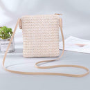 Women Rattan Straw Woven Bag Wicker Basket Tote Beach Shoulder Bag Casual Travel