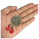 5X(1:10 RC Crawler Accessories Tow Chain with Trailer Hook for Axial SCX10 N4L4)