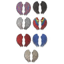 14 pcs sequins angel wings DIY embroidery ironing Stickers DecalsB Bj