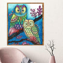5D DIY Full Drill Diamond Painting Colorful Bird Cross Stitch Embroidery