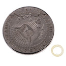 Magnetic Flipper Coin Simulation Dollar for Magician Magic Show Trick Prop