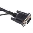 VGA Male To HDMI Output 1080P + Audio AV HDTV Video Cable Converter Adapter