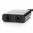 Dual Port Digital Optical Fiber Audio Splitter Cable Adapter 1 In 2 Out S2O1