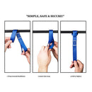 1X Soft Loop Tie Down Straps Ratchet Towing Cargo ATV UTV Motorcycle 600LBS  Gw