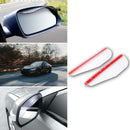 2pcs Car Rear View Side Mirror Protector Rain Sun Visors Shade Universal