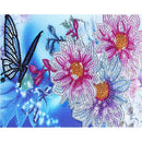 5D DIY Special-shaped Diamond Painting Cross Stitch Mosaic (H109 Butterfly)