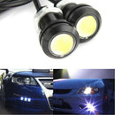 2x White DC 12V 3W Eagle Eye LED Daytime Running DRL Backup Light Car Auto Lamp