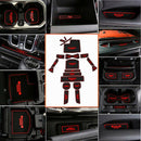 Non-Slip Gate Slot Mats Latex Door Pad Cup Mat for Jeep Wrangler Jl 2018 20 I3L4
