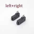 90 Degree Left &Right Angle Micro USB B Male to Female Plug Adapters charger *2