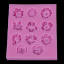 1pc Flower silicone mold fondant mold cake decorating tools chocolate mold %a