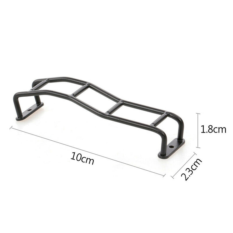 Straight/Curved Metal Ladder Stairs for 1/10 RC Tracked Vehicle SCX10 Black