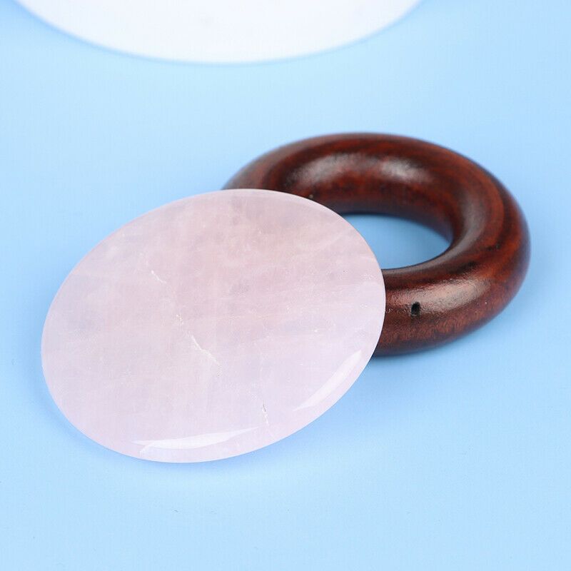 False Eyelash Pink Jade Stone Glue Adhesive Pallet Round Shape yelash Extens Gw