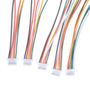 5Pcs Mini Micro JST 1.0 SH 1.0mm 6-Pin Connector Plug With Wires Cables 15`US