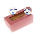 Crystal Lucky Pig Craft Creative Gift-1.57x1.57x1.77inch-Blue