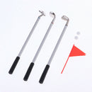 Golf Pen Set Mini Desktop Golf Game Putting Green Flag Ballpoint Pens Red