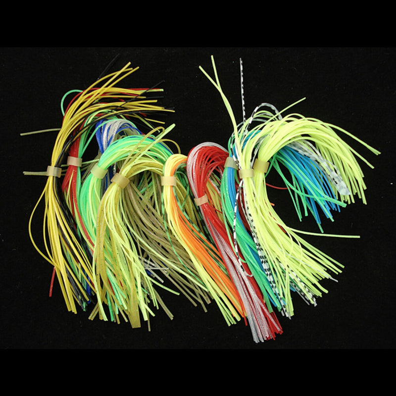 12 Bundles Fly Tying Rubber Threads Straps for Flies Lures Beard wire Making ~ï¼ˆ