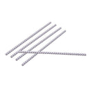 50 Pcs Straws :25 Pcs Paper Straws Birthday Wedding Baby Shower Party Strip J2V8