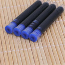 10pcs Blue Ink Cartridges For Fountain Pen Refillable Bag Standard 0.6mm