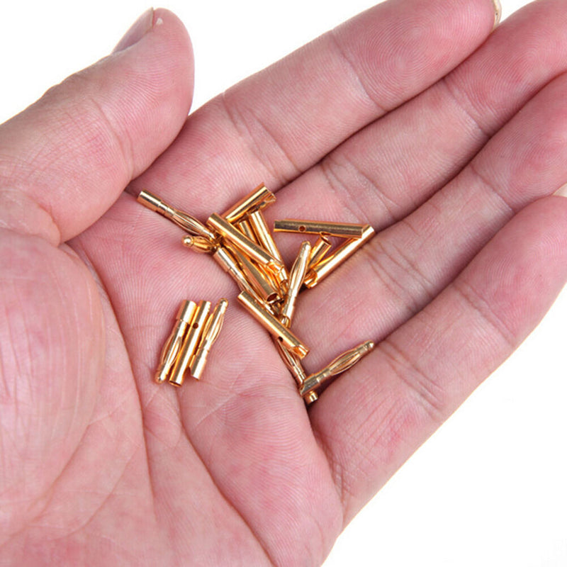 10Pairs/Set 2mm Bullet Banana Plug Wire Connector Tool for RC Battery  JR