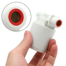 Automatic Water Level Control Valve Tower Tank Floating Ball Valve White 1Pc